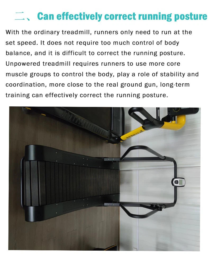 high-strength material curve treadmill