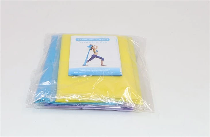 Drei-farbiges TPE-Yoga-Widerstandsband-Set
